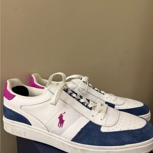 Unique and Very Attractive Polo by Ralph Lauren/ Leather Upper